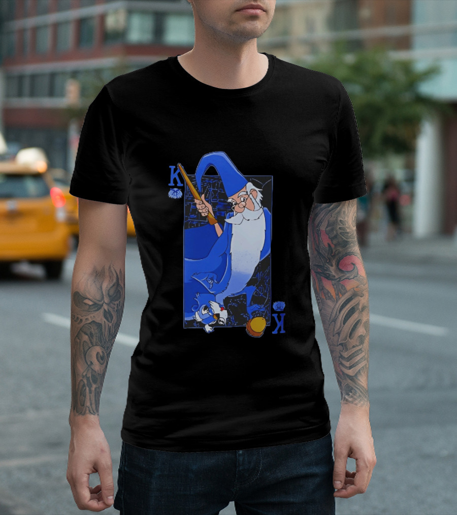 Merlin The Sword In The Stone Higitus Figitus King Card T-Shirt
