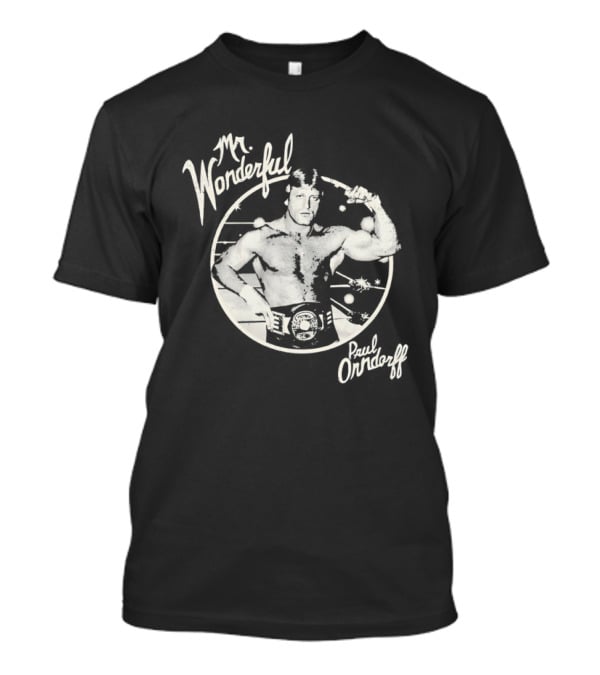 Paul Orndorff Mr Wonderful Championship Wrestler T-Shirt