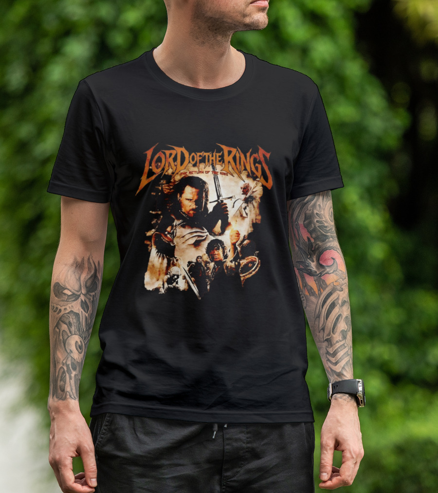 The Return Of The King Lord Of The Rings Movie Characters And Scenes T-Shirt