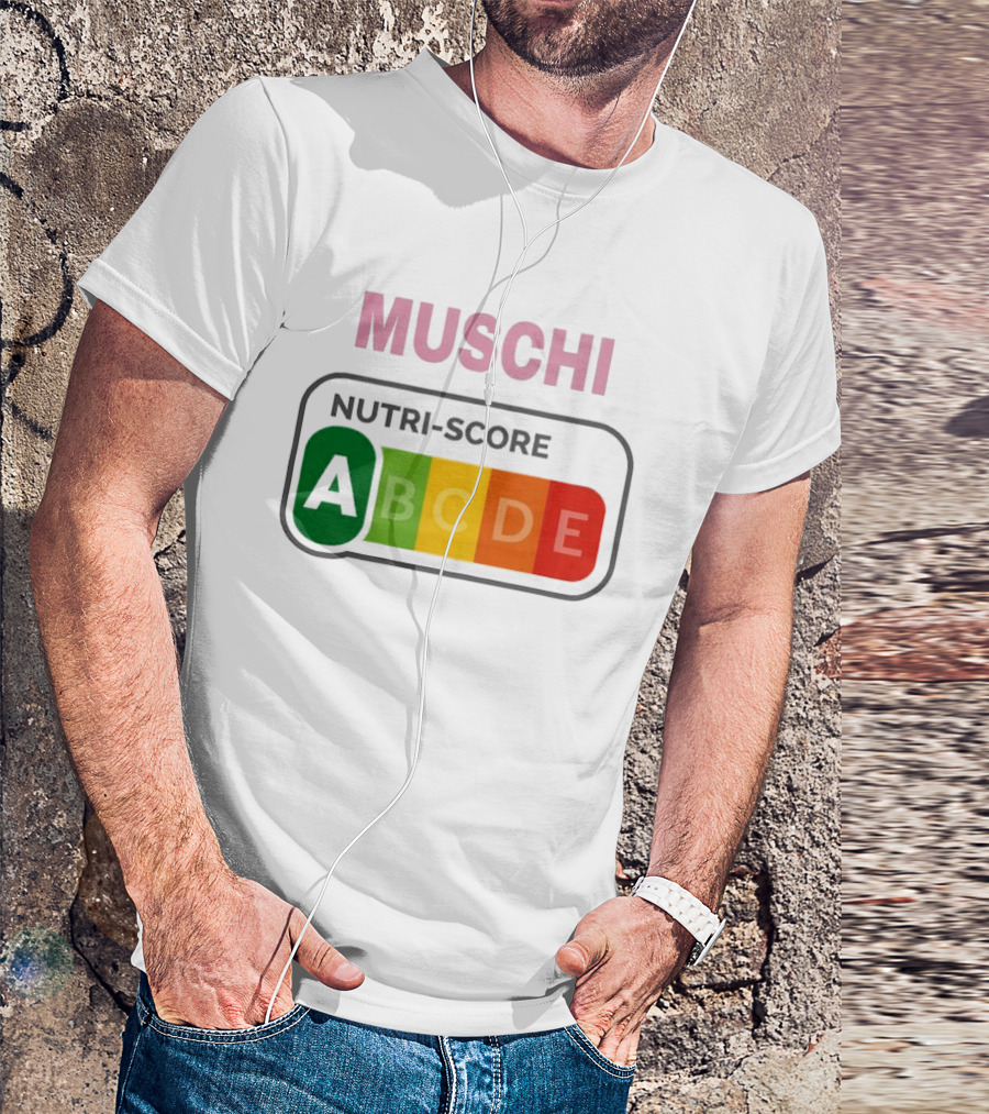 MUSCHI Nutri Score ABCDE European Food Nutrition Rating System T-Shirt