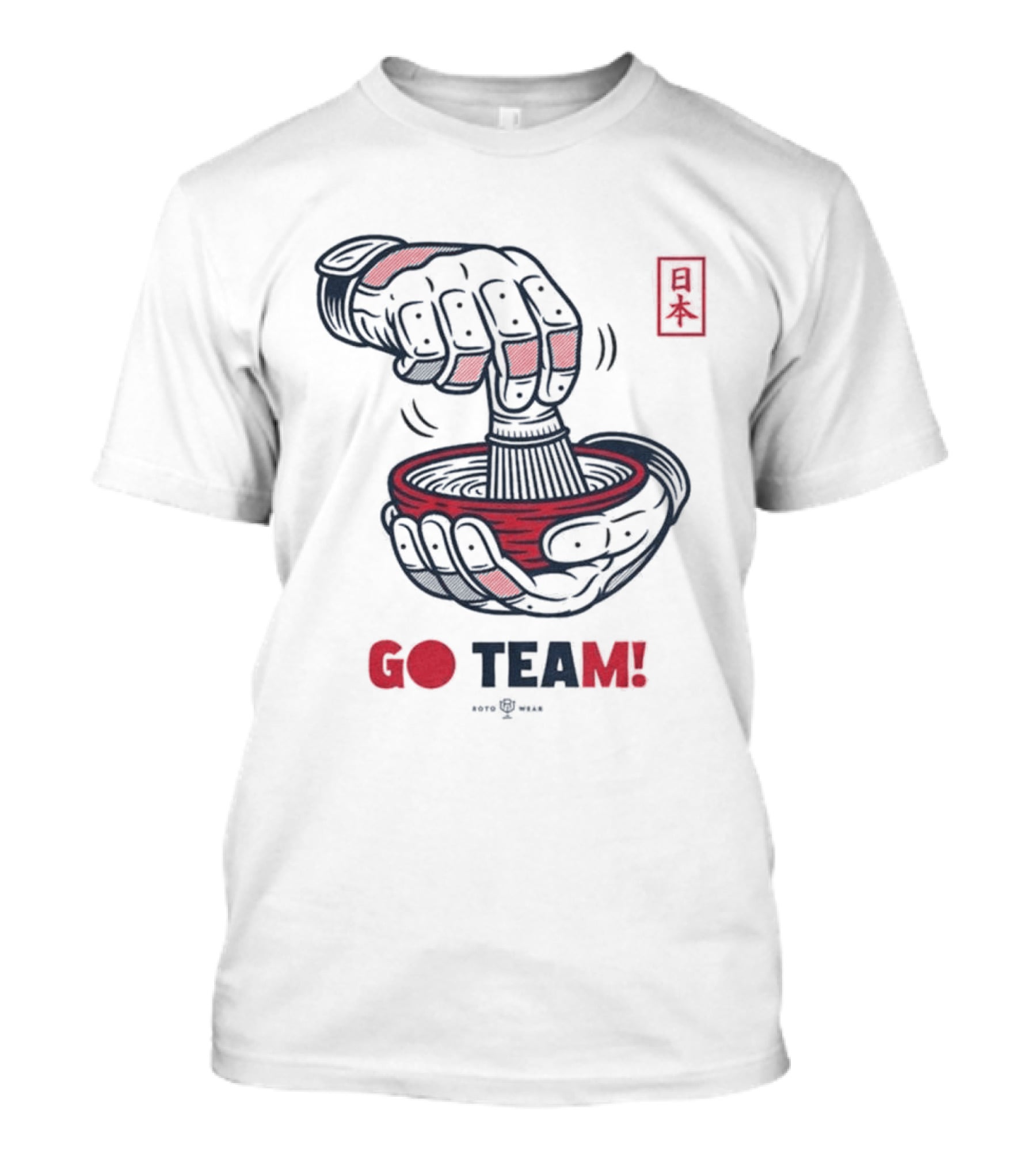 Japan Tea Ceremony Go Team Celebratory Spirit T-Shirt