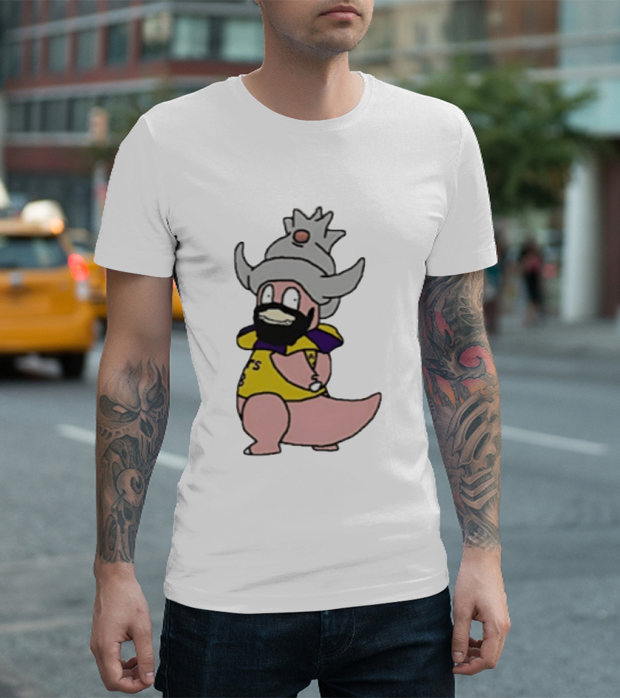 Slowking James LeBron James Los Angeles Lakers Crossover Basketball Pokémon Fusion T-Shirt