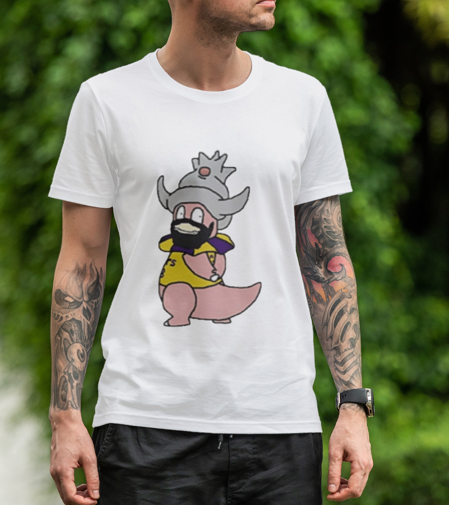 Slowking James LeBron James Los Angeles Lakers Crossover Basketball Pokémon Fusion T-Shirt