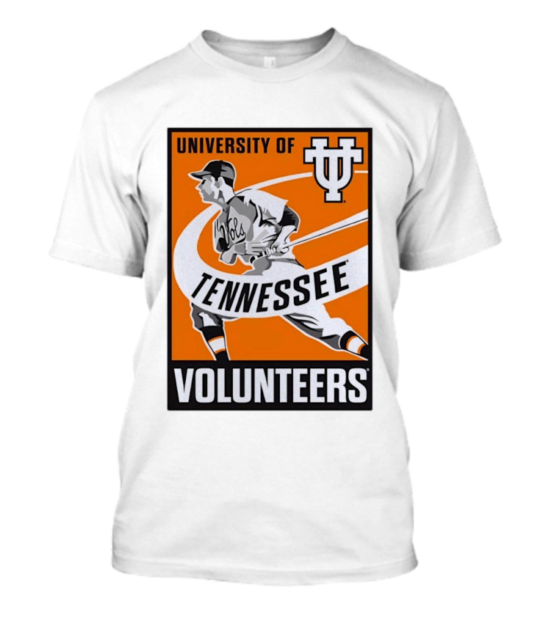 University Of Tennessee Volunteers Baseball Batter Icon UT T-Shirt