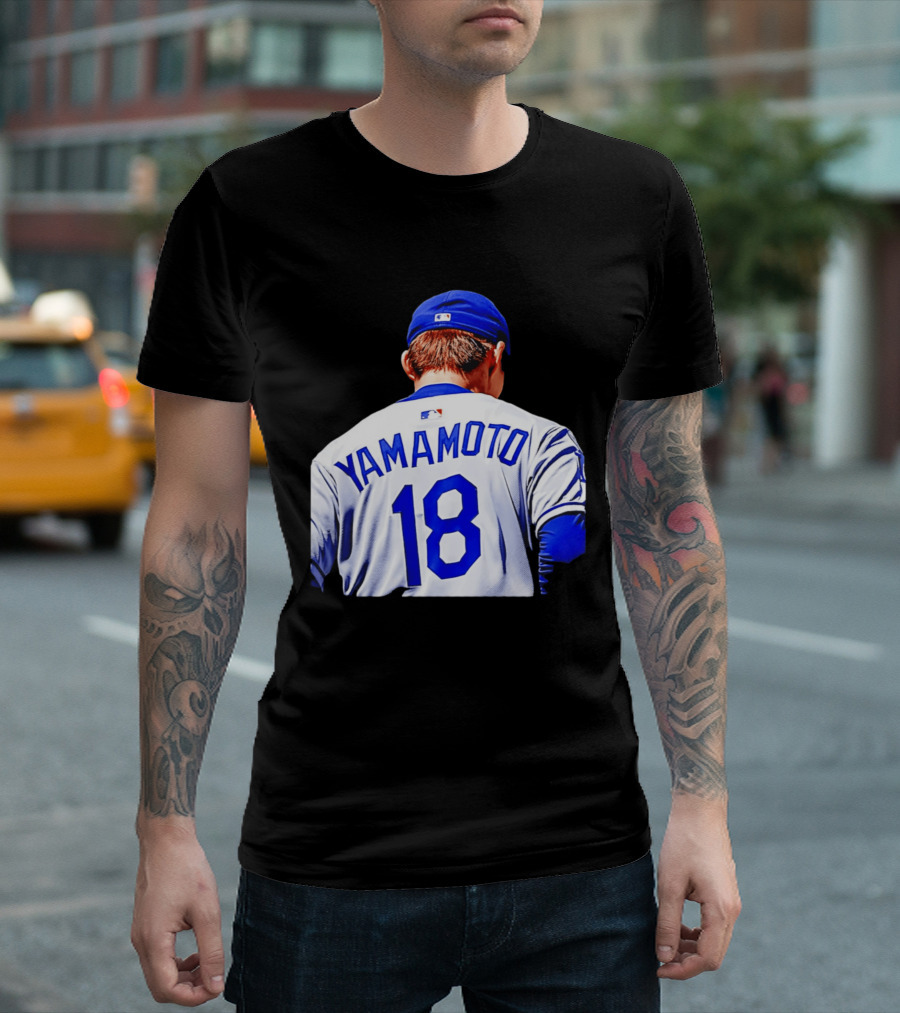 Yamamoto 18 Los Angeles Dodgers Baseball Jersey T-Shirt