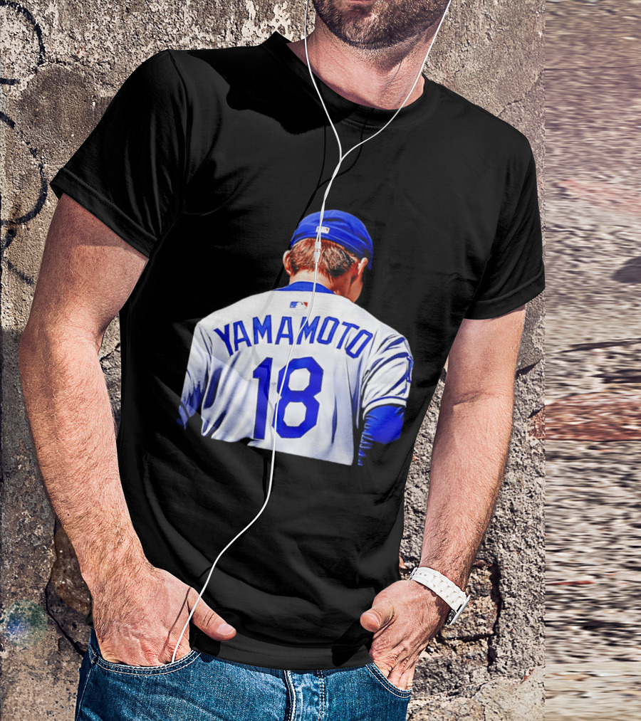 Yamamoto 18 Los Angeles Dodgers Baseball Jersey T-Shirt