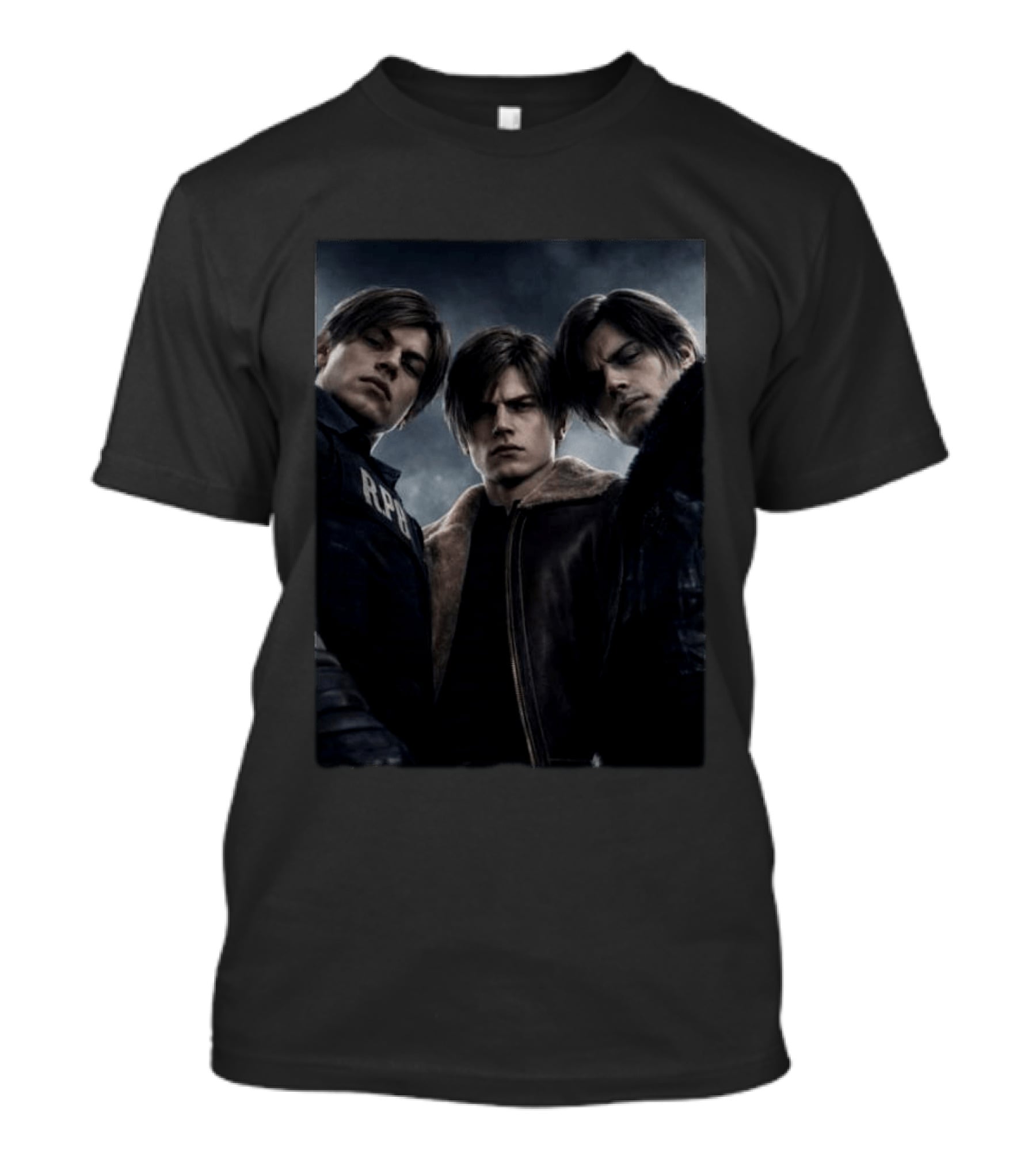 Leon S Kennedy Resident Evil Character Evolution Timeline T-Shirt