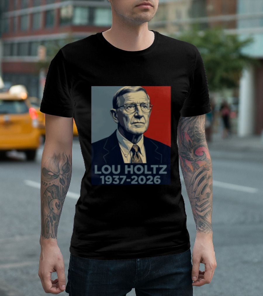 Lou Holtz 1937 2026 Memorial T-Shirt