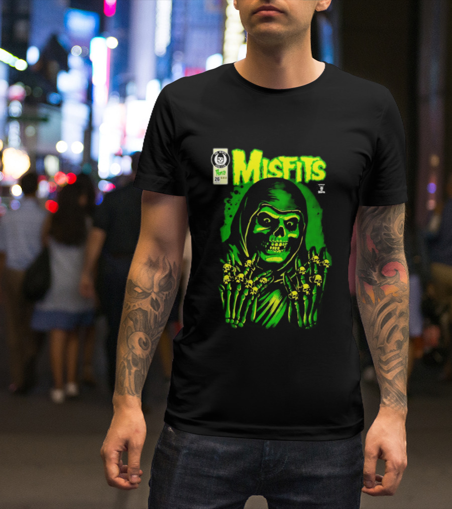 Misfits Crimson Ghost Reaper Emerald Hell Yesterdays WonderCon Anaheim 2026 Exclusives T-Shirt