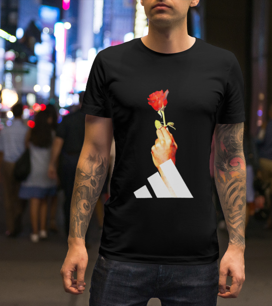 Derrick Rose Chicago Bulls Adidas Rose Hand T-Shirt