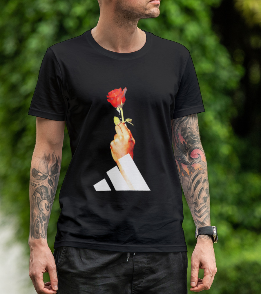 Derrick Rose Chicago Bulls Adidas Rose Hand T-Shirt