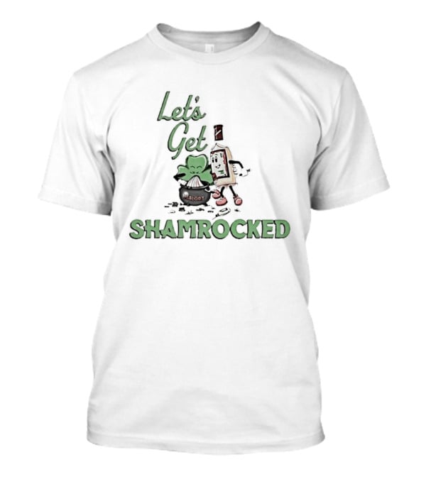 Jeppsons Malort Let's Get Shamrocked St Patrick's Day Party Fun T-Shirt