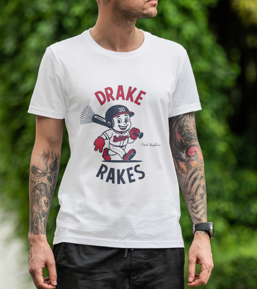 Drake Rakes Bulldogs Baseball Atlanta Braves Drake Baldwin T-Shirt