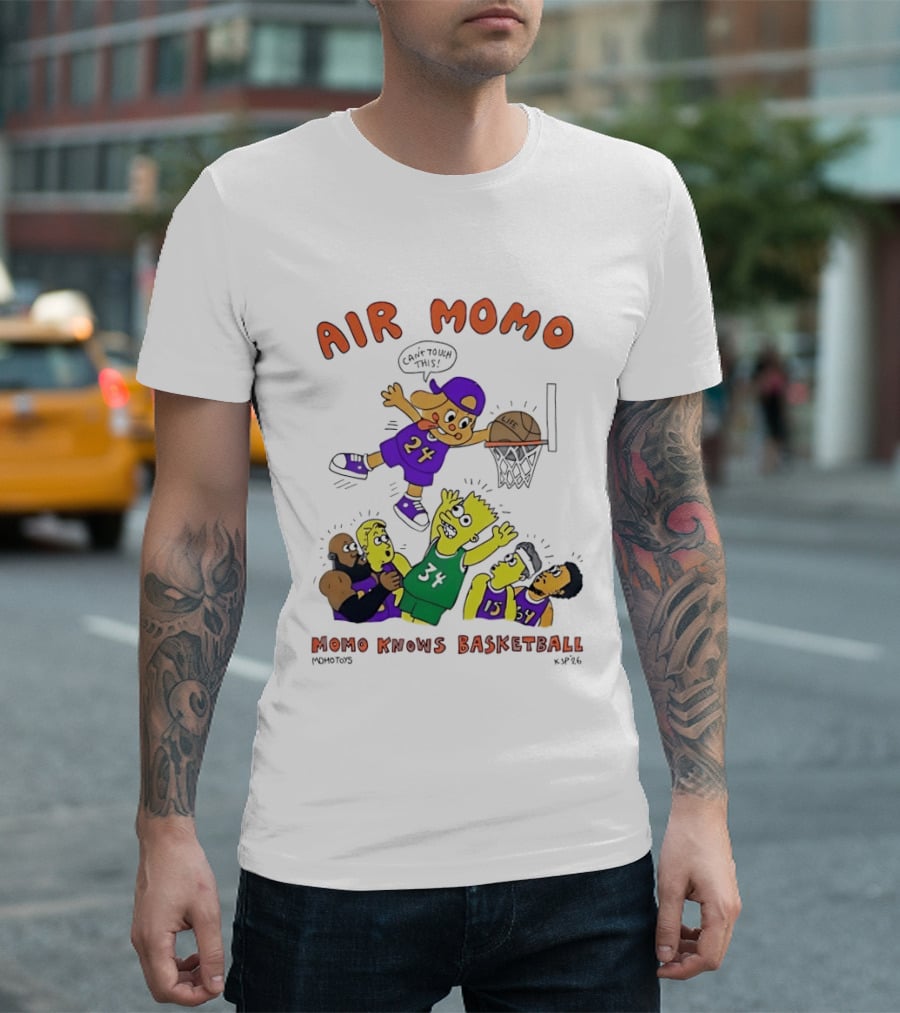 Air Momo Can't Touch This Momo Knows Basketball 24 T-Shirt