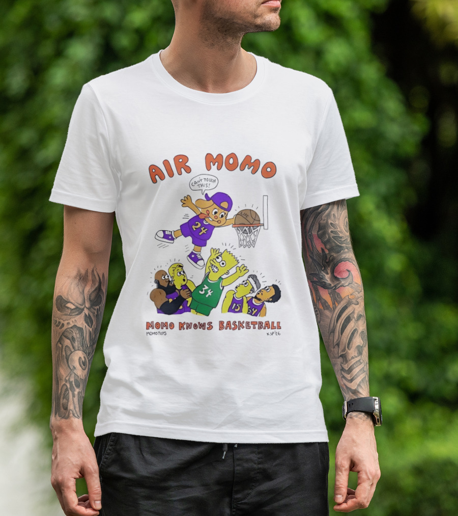 Air Momo Can't Touch This Momo Knows Basketball 24 T-Shirt