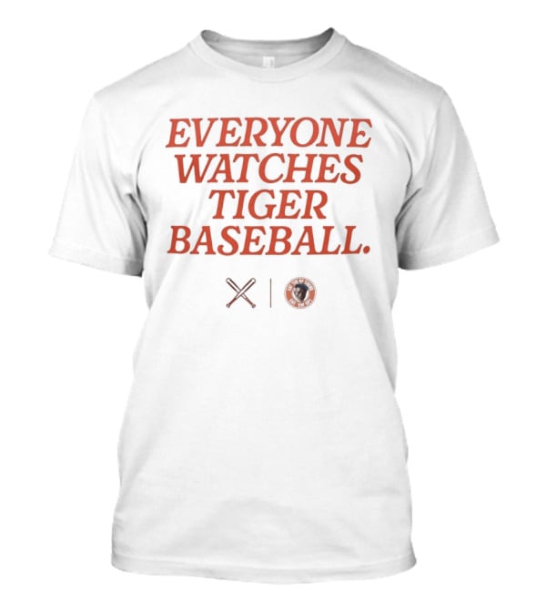 Everyone Es Tiger Baseball Detroit Tigers Team Fan T-Shirt