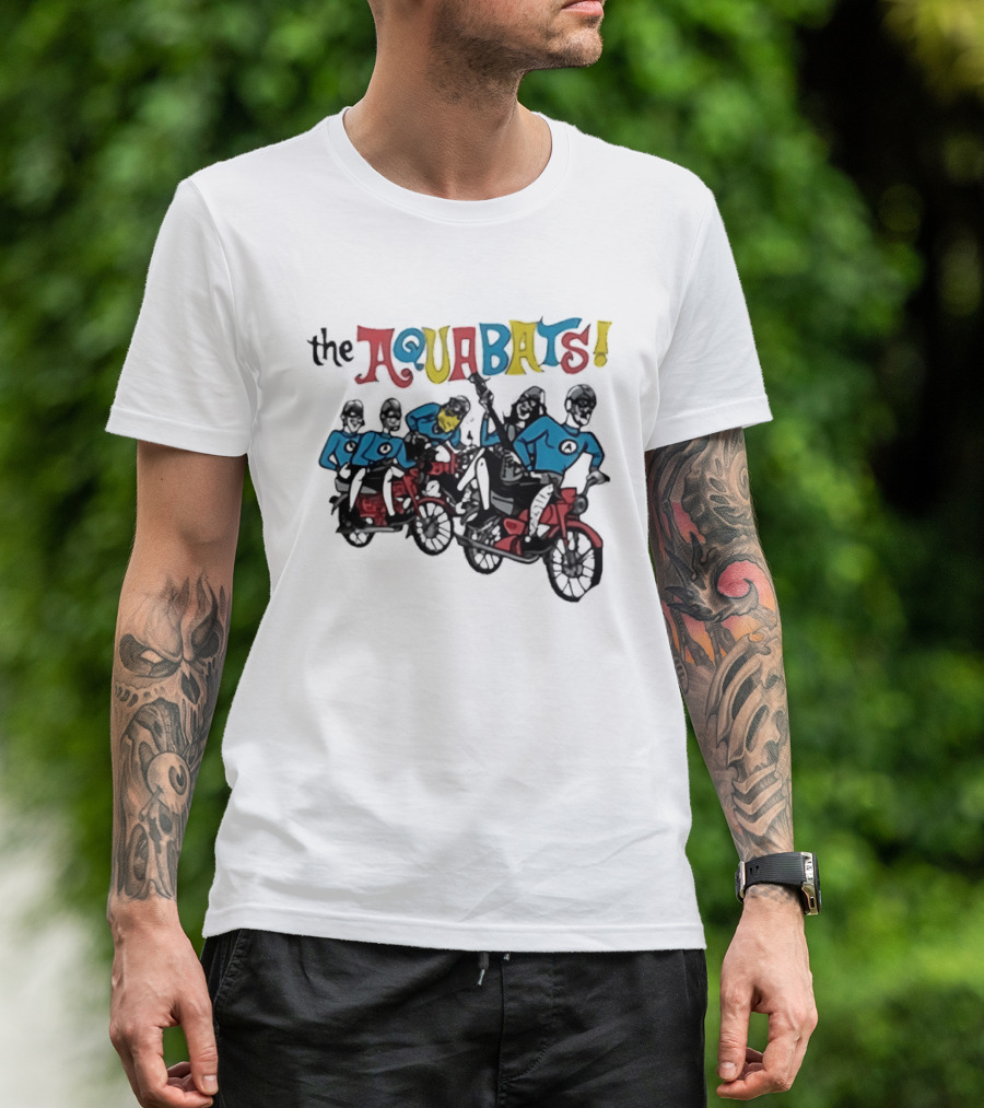 The Aquabats On Bike Rocking Guitar Adventure T-Shirt