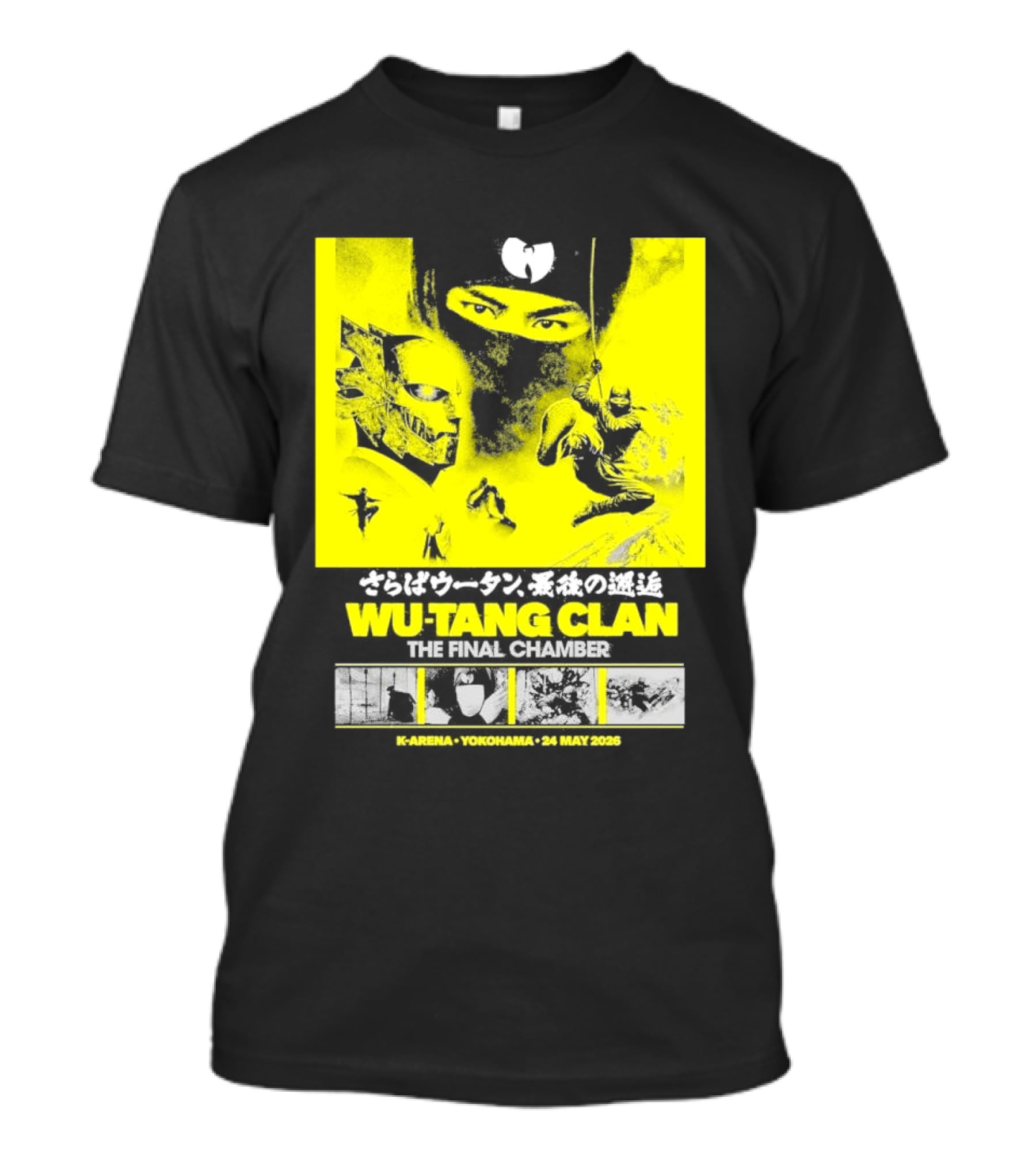 Wu Tang Clan Final Chamber Tour Yokohama Japan 2026 T-Shirt