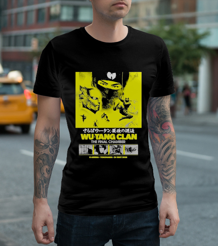 Wu Tang Clan Final Chamber Tour Yokohama Japan 2026 T-Shirt