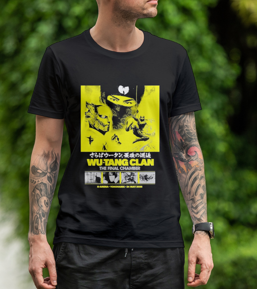Wu Tang Clan Final Chamber Tour Yokohama Japan 2026 T-Shirt