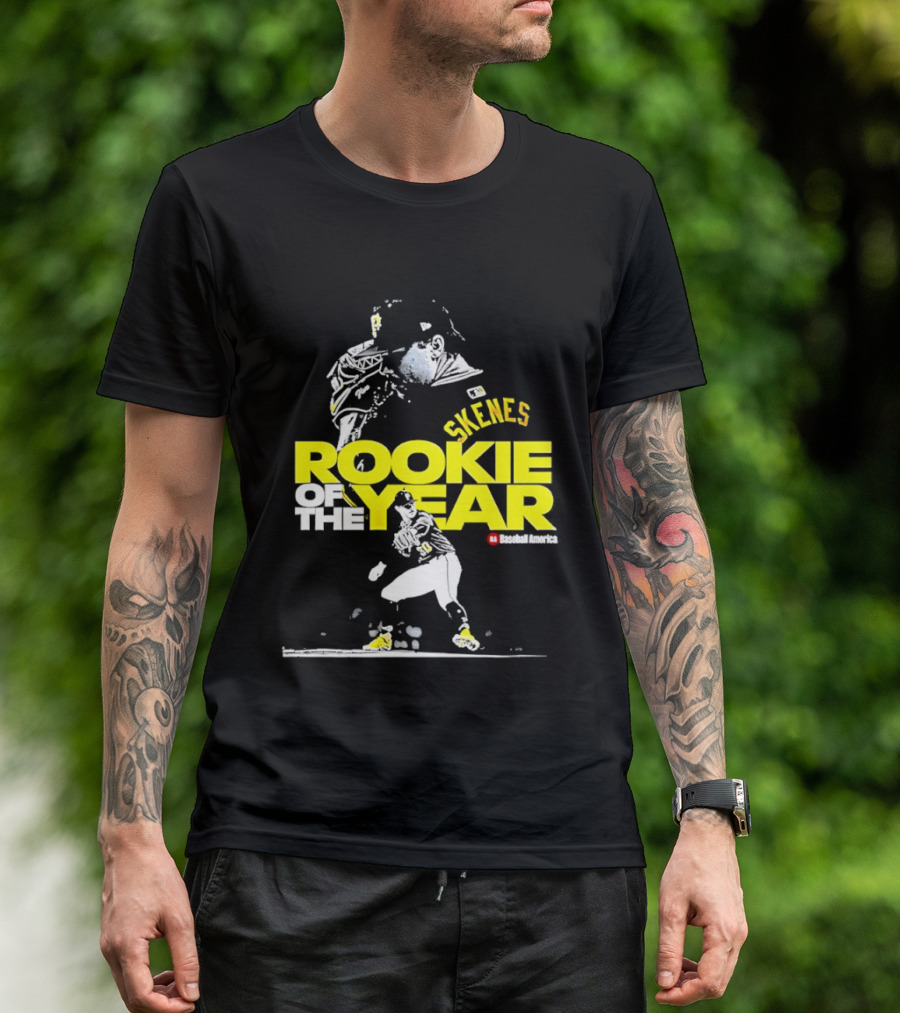 Paul Skenes Pittsburgh Pirates Rookie Of The Year T-Shirt