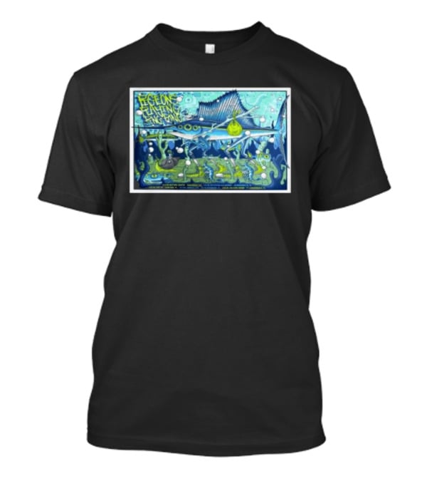 Pigeons Playing Ping Pong Mar 5 2026 Jacksonville Fl Sailfish Bubbles Sea Creatures T-Shirt