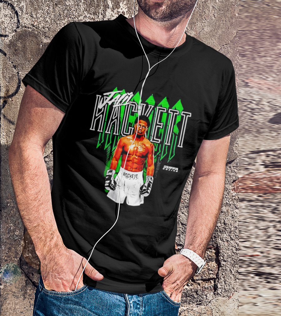 Jalil Hackett Signature Boxing Fighter Name Zuffa Boxing T-Shirt