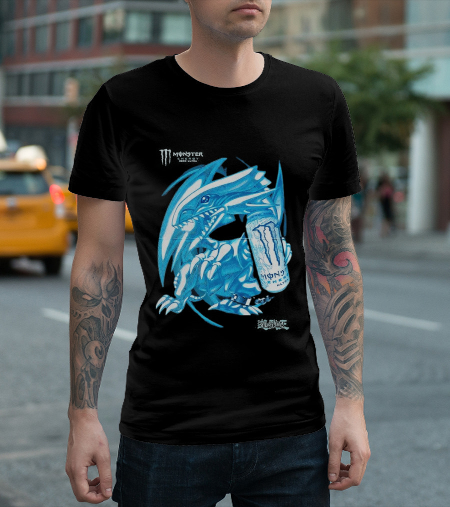 Blue Eyes White Dragon Monster Energy Zero Ultra Collaboration T-Shirt