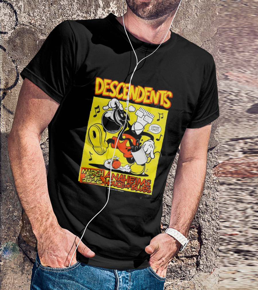 Descendents House Of Blues Anaheim March 5 6 2026 Event T-Shirt