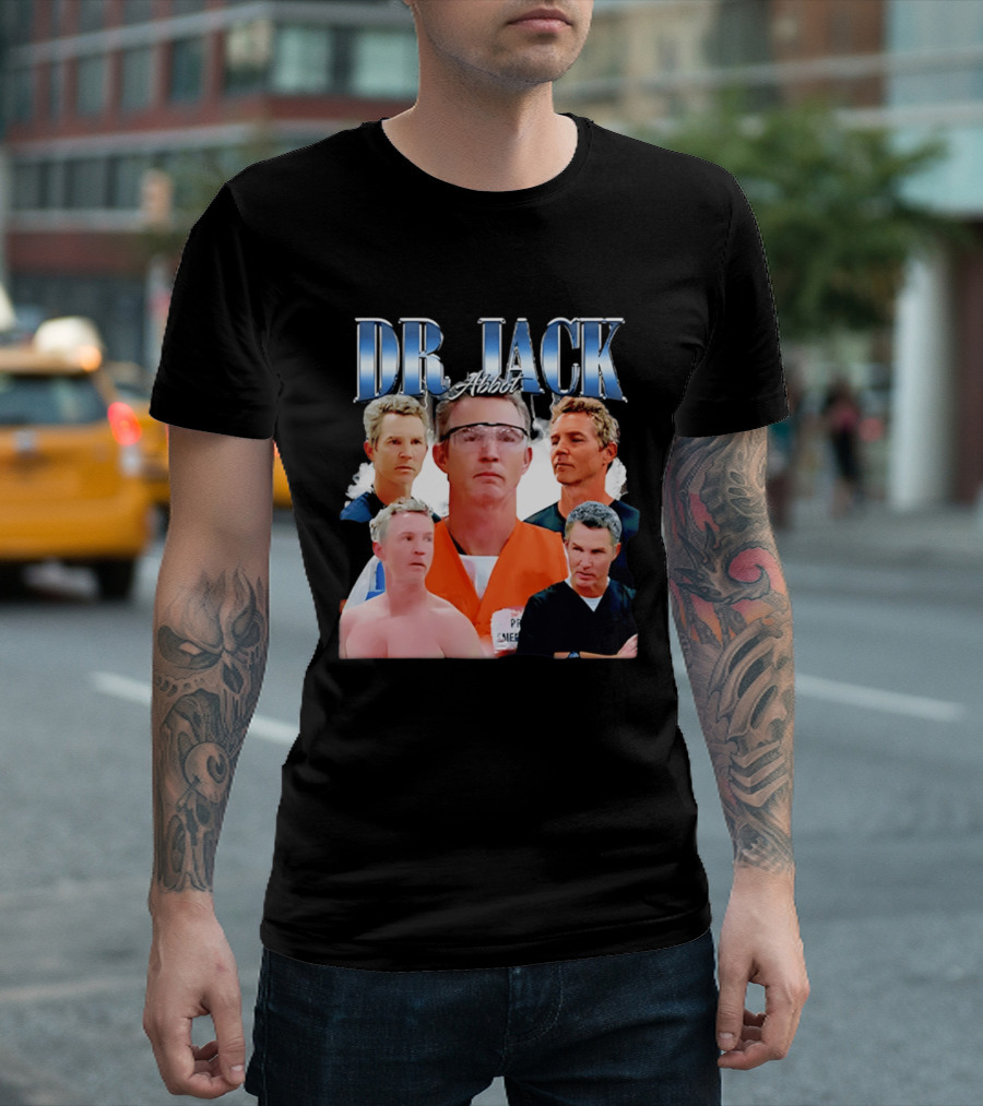 Dr Jack Abbot Picture Collage T-Shirt