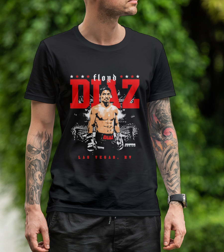Floyd Diaz Las Vegas NV Boxing Zuffa Fighter T-Shirt