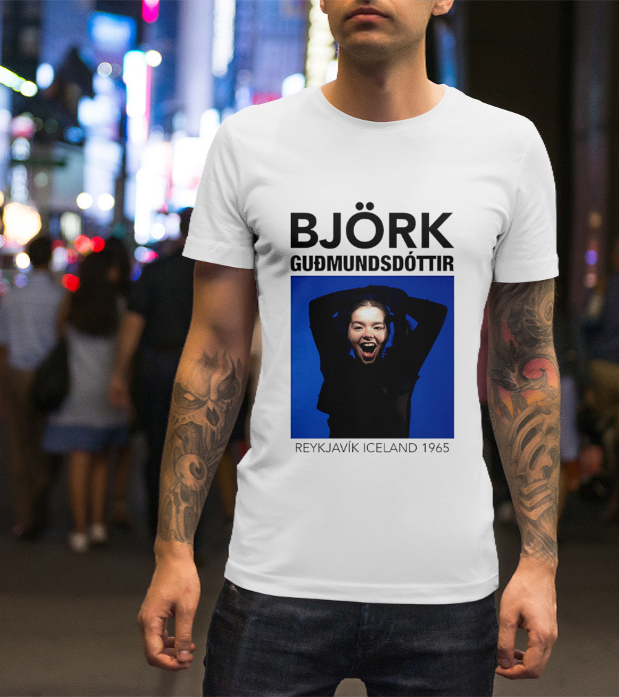 BJÖRK Guðmundsdóttir Reykjavík Iceland 1965 T-Shirt