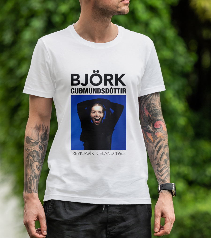 BJÖRK Guðmundsdóttir Reykjavík Iceland 1965 T-Shirt