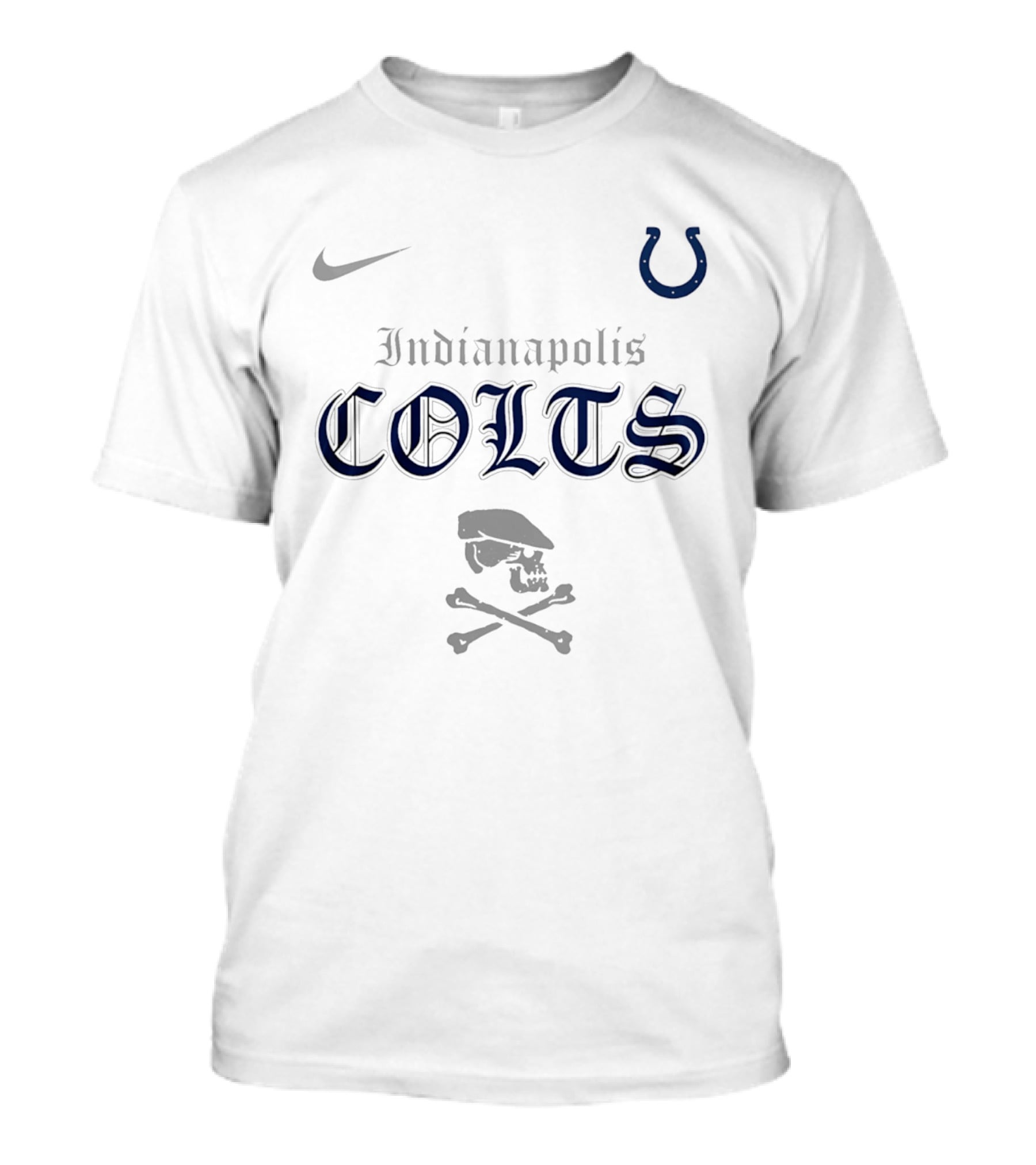 Indianapolis Colts Dropkick Murphys Skull Collaboration T-Shirt