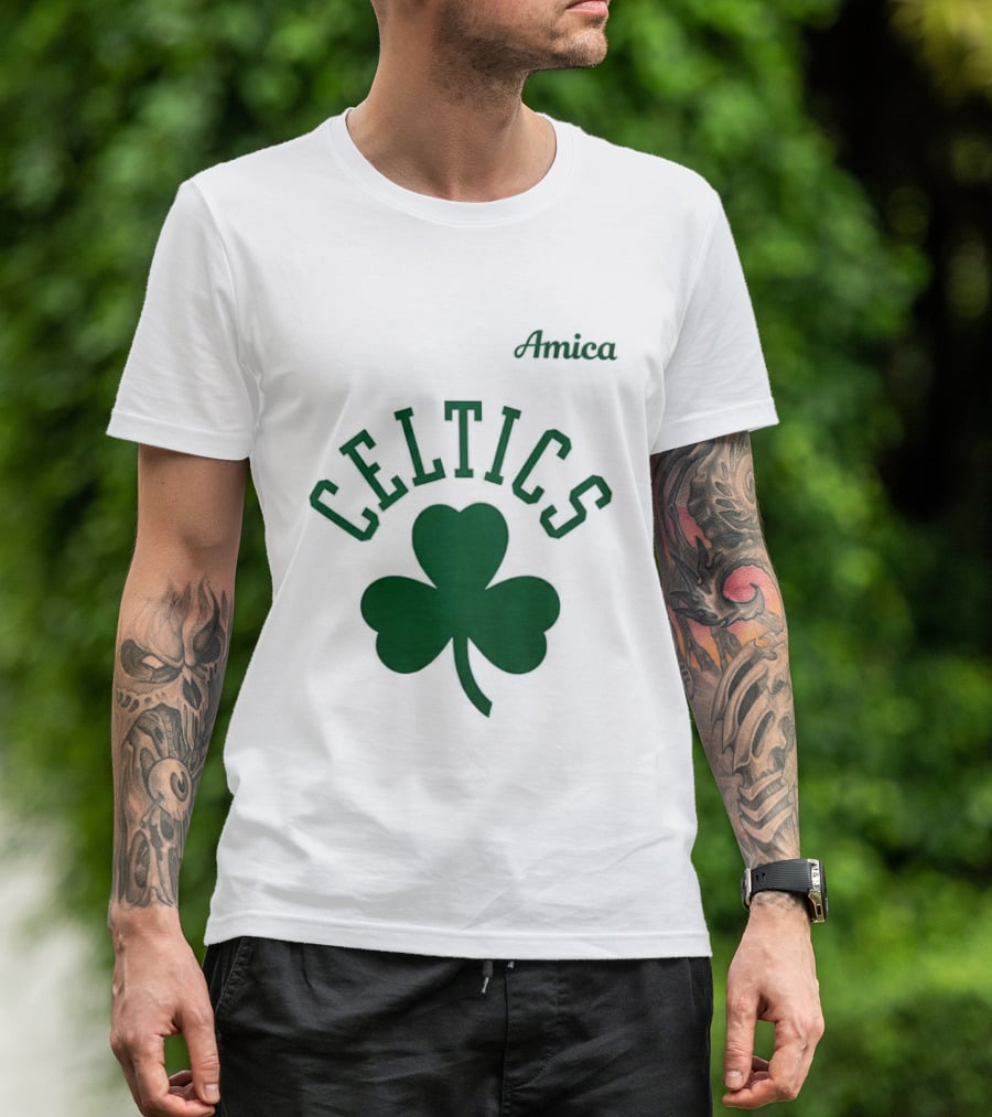 Celtics Amica Shamrock Tatum Back To 0 T-Shirt