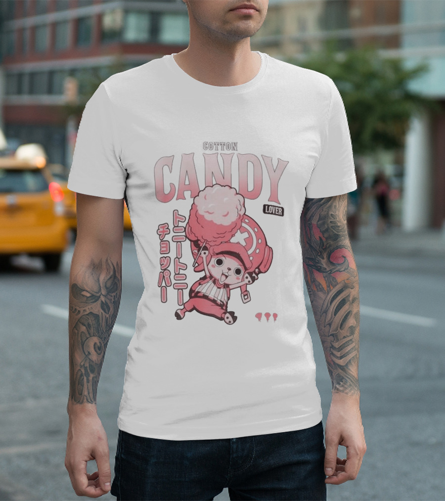 One Piece X Celio Tony Tony Chopper Candy Lover Kanji T-Shirt