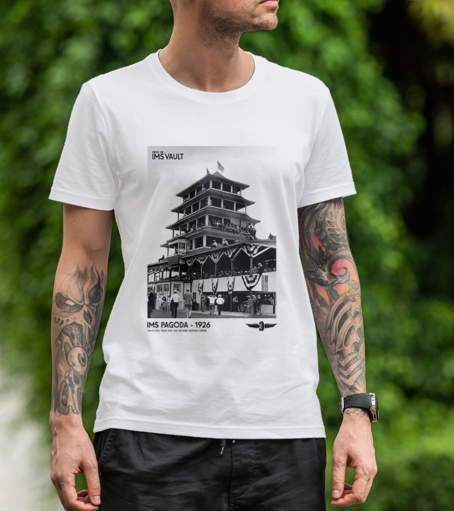 Pagoda Indianapolis Motor Speedway IMS Vault 1926 T-Shirt