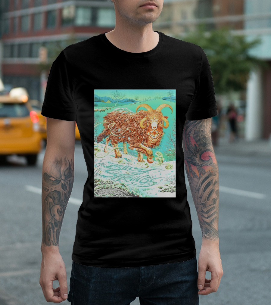 Billy Strings Asheville North Carolina 2026 Sheep Face T-Shirt