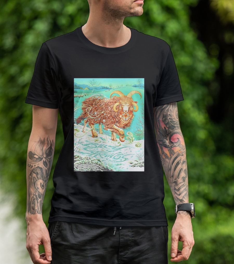 Billy Strings Asheville North Carolina 2026 Sheep Face T-Shirt