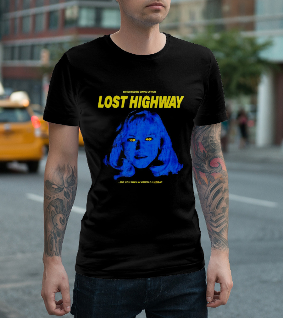 Lost Highway David Lynch Film Blue Face T-Shirt