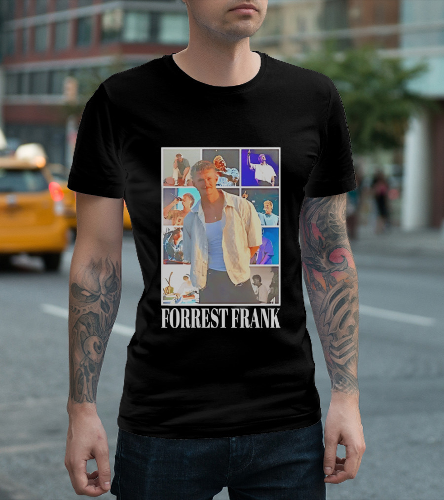 Forrest Frank Tour 2023 Live Performance Collage T-Shirt