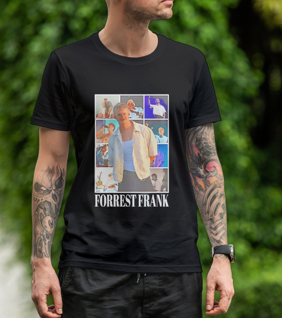 Forrest Frank Tour 2023 Live Performance Collage T-Shirt