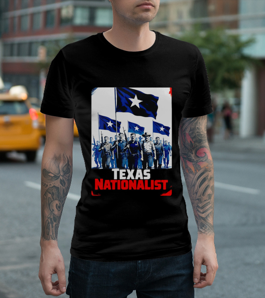 Texas Nationalist A New Texas Revolution Is Coming Patriotic Flag T-Shirt
