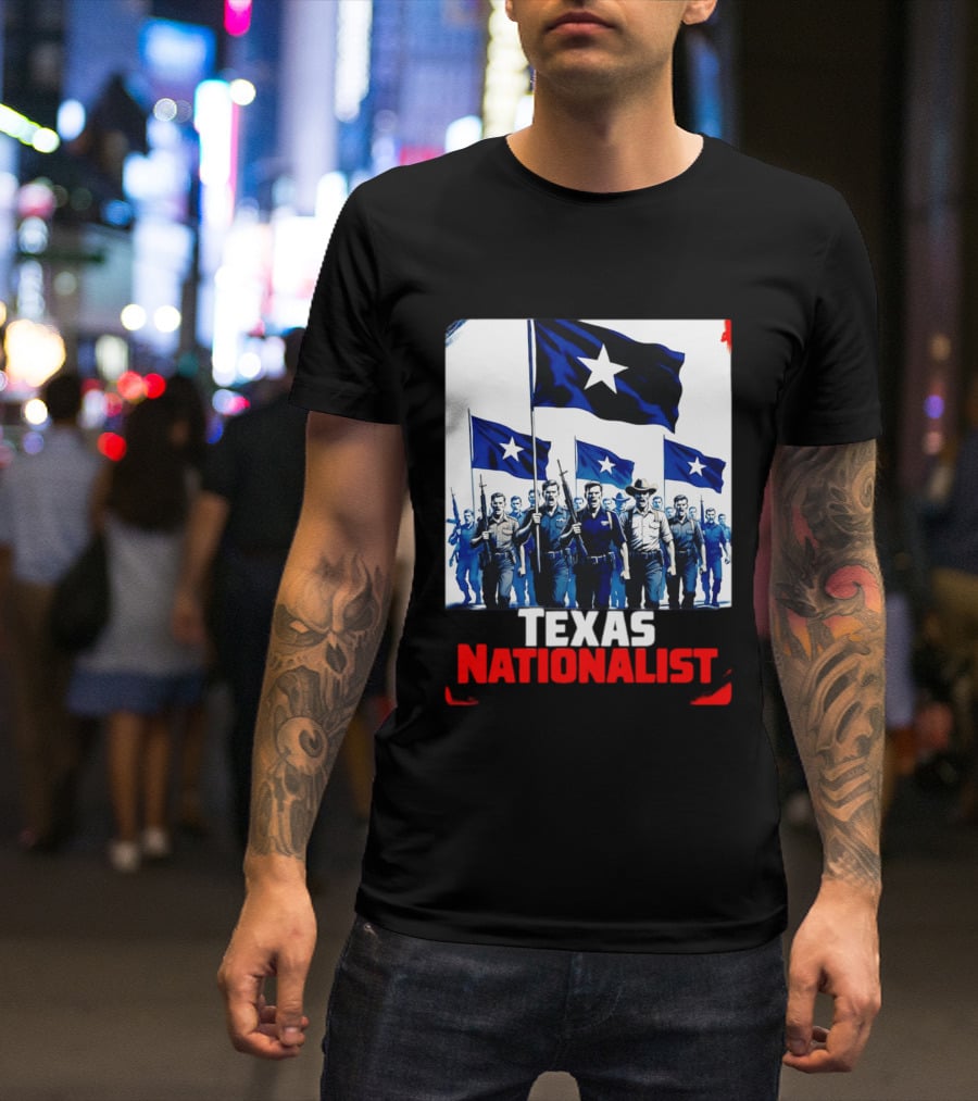 Texas Nationalist A New Texas Revolution Is Coming Patriotic Flag T-Shirt