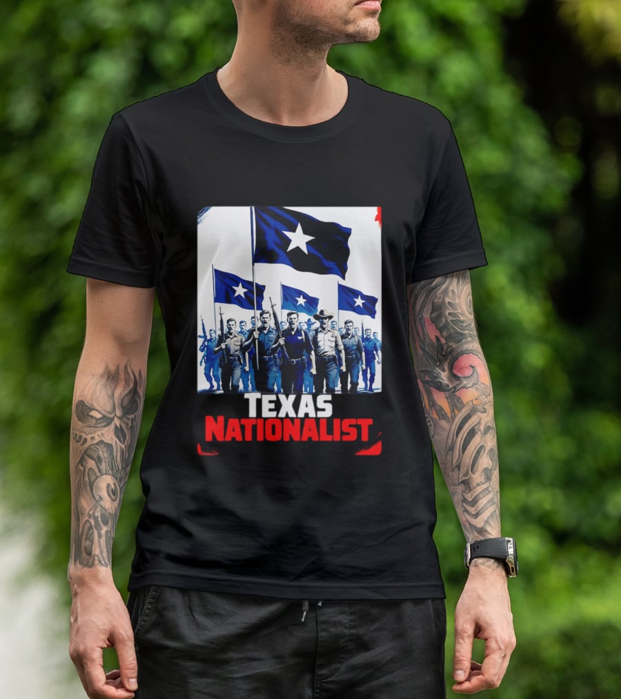 Texas Nationalist A New Texas Revolution Is Coming Patriotic Flag T-Shirt