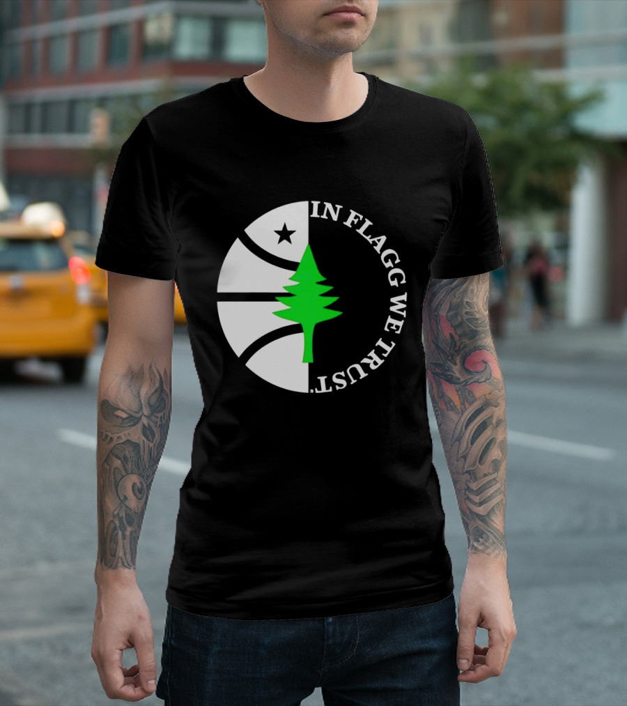 Naji Marshall In Flagg We Trust Basketball Tree Star T-Shirt