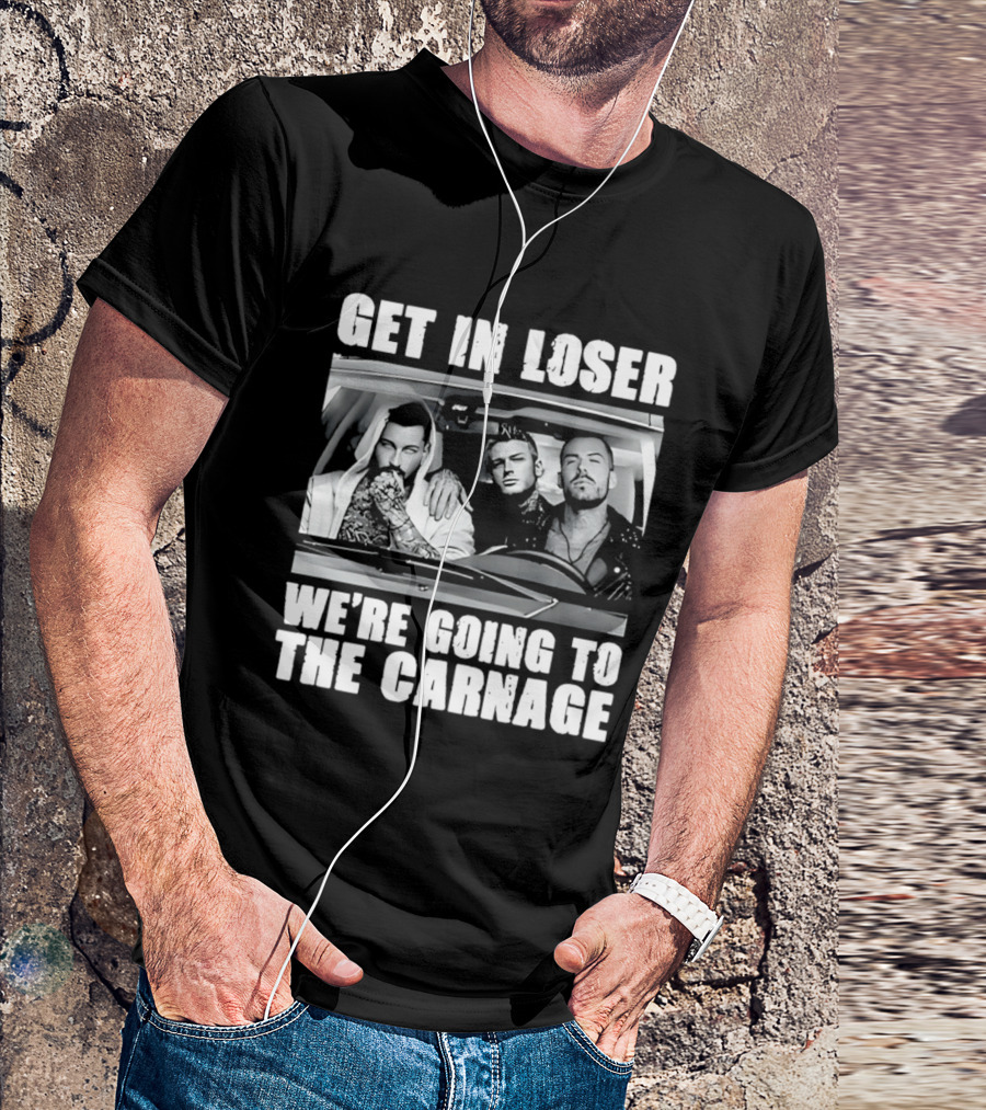 Get In Loser We're Going To The Carnage Spade Brothers T-Shirt