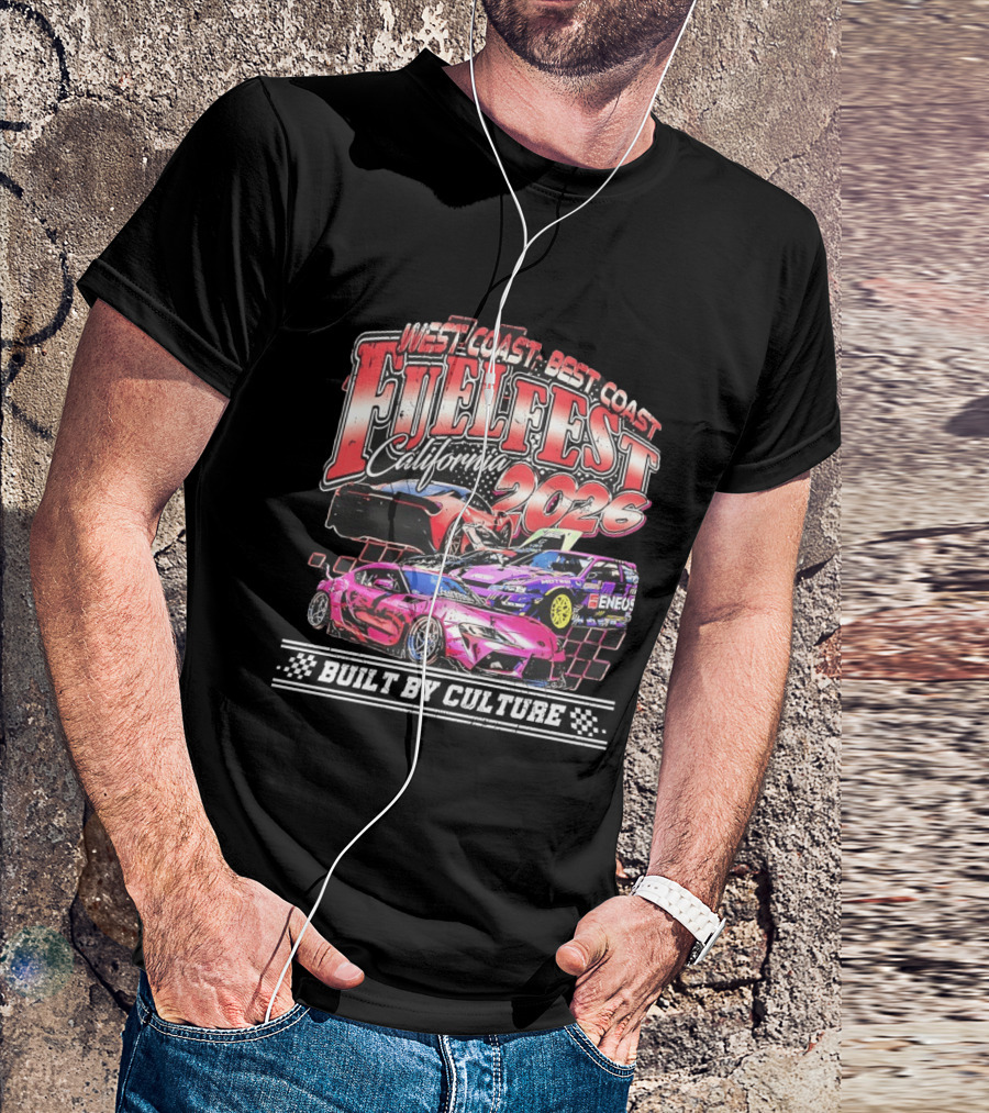 West Coast Best Coast Fuel Fest California 2026 Racing Cars Enjoi Eneos Motegi T-Shirt