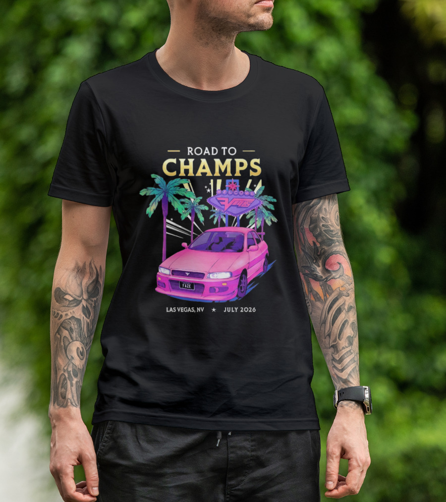 Road To Champs Faze Welcome Las Vegas 2026 T-Shirt