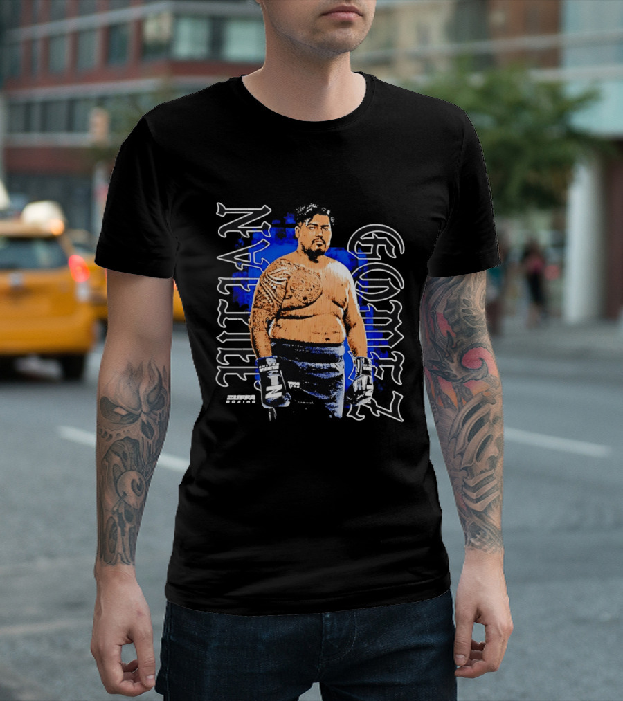 Zuffa Boxing Julian Gomez Tattoo Gloves Vertical T-Shirt